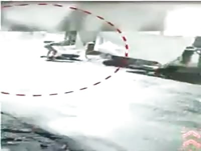 MAN BEING HACKED TO DEATH