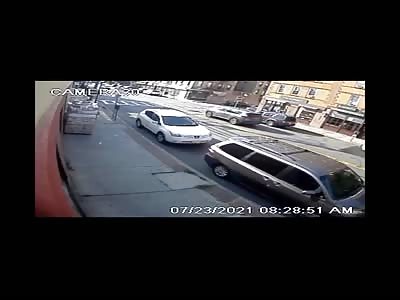 WATCH THIS WOMAN BEING CRUSHED BY CAR