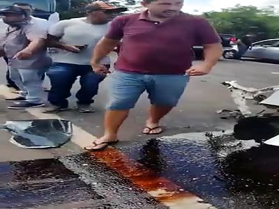 * SHOCKING* BLOODY ACCIDENT AFTERMATH