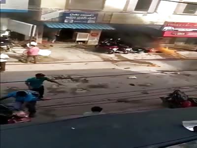 MAN BURNED IN AN ACCIDENT