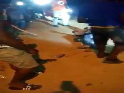 AFTERMATH OF A VIOLENT BEATING