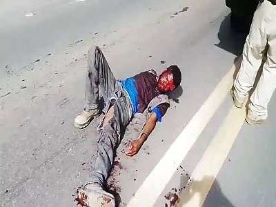 SECOND TIME THE SAME GUY WAS RUN OVER 