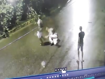 WORKER ATTACKED AND ROBBED BY TWO BASTARDS