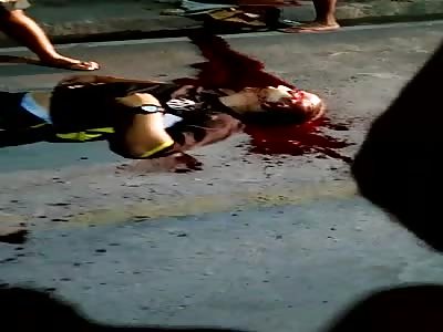 DEAD MAN LYING IN THE STREET 