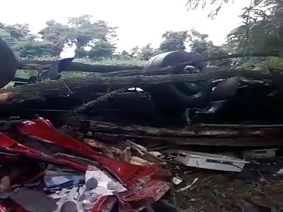 SHOCKING AFTERMATH OF TRUCK ACCIDENT 