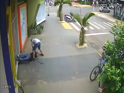 Wife's lover repeatedly stabbed.