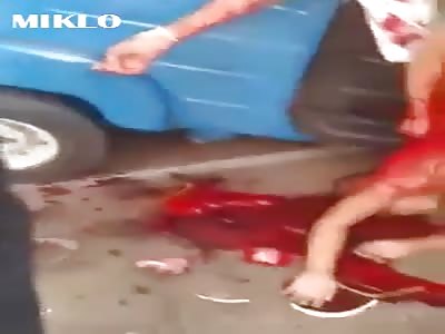 Father and sons dying amid irons his scooter