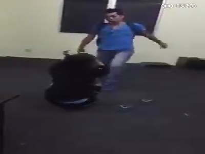 Drug addict punished in Singapore.