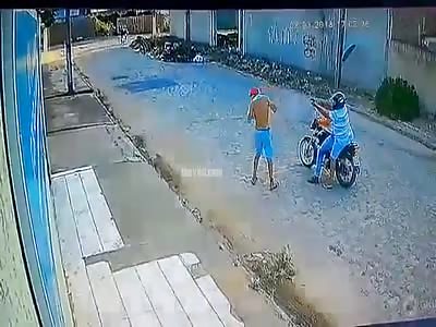 Man Executed In The Street.