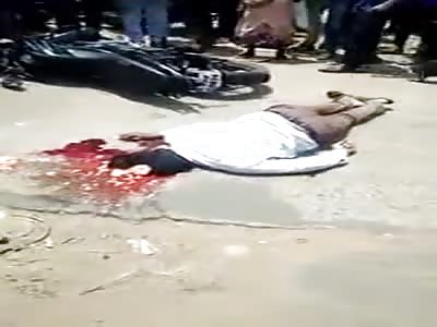 Man Head Crushed By Truck