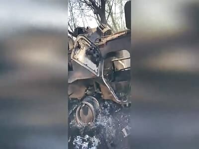 Russian Orc Parts Blown Into Trees