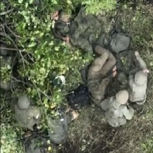 Watch Russian Soldiers Scatter