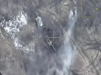 Ukrainian Excalibur Shell Goes Bang Bang