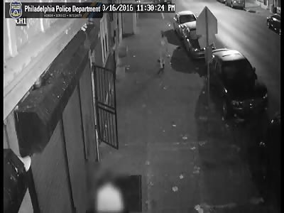 Total maniac shoots a random dude in the street and then at a crowd of people!