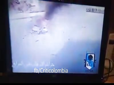 Fake carbombing in Syria