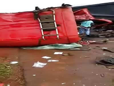  killed in accident remain pooped