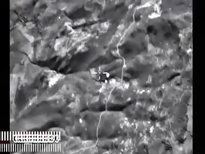 Drone Records Massive Rocket Attack From Launch To Impact