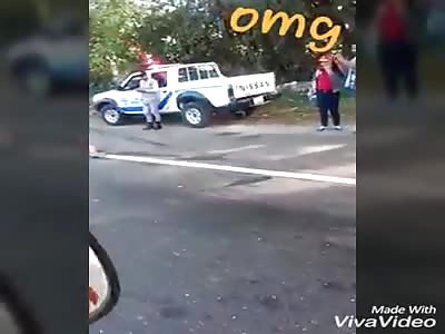 Tragic accident another angle where all the gore best shown