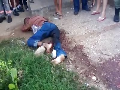 one dead and one wounded left a robbery