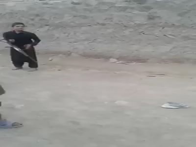 target shooting with a black