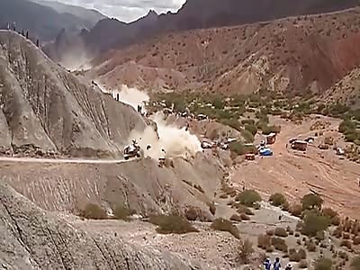 Accident in the dakar