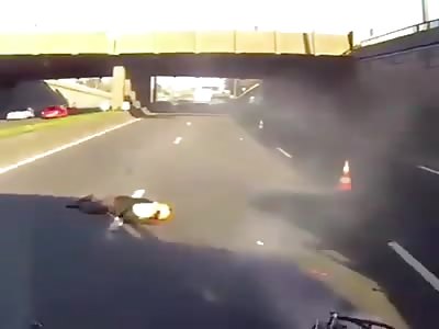 brutal  rear ending  accident :p