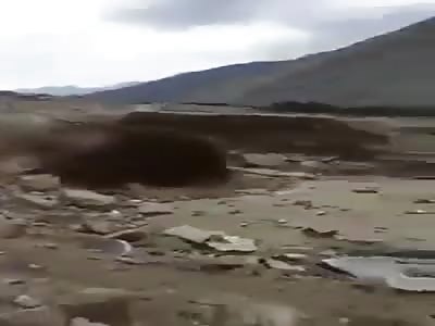 Slideway dragged vehicle