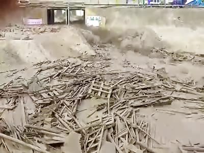 Woman emerging from the mud