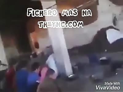 *Russian soldiers execute terrorists*