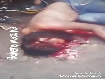 Thief brutally  beaten to death