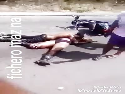 Man Cries Over Wife's Mutilated Body