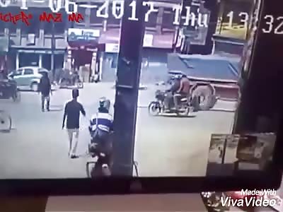 Full video of the moment he is hit and how I stay with the guts outside