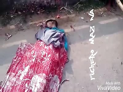 Road accident in national highway