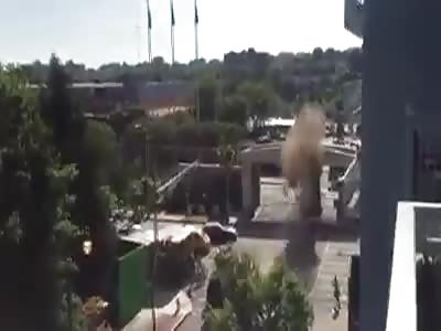 Beautiful accident provoked