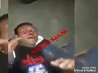 Brain washed in the street