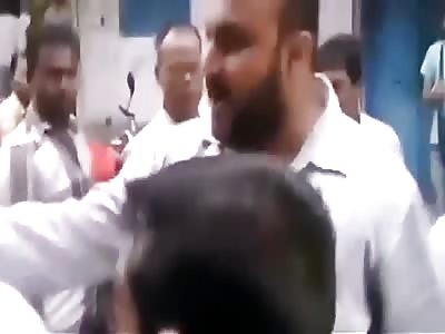 They beat him to force him to worship the Muslim god