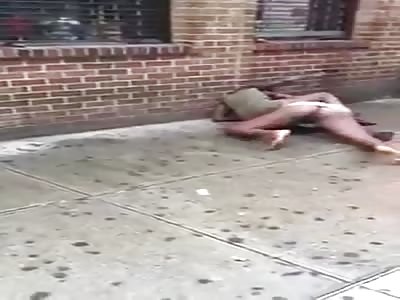 Two blacks fighting to show it all