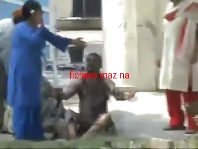 Stupid Man Sets Himself on Fire in Front Family Members