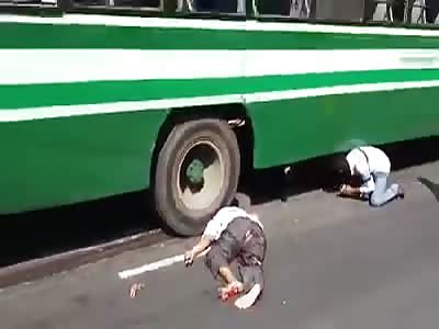 Crushed motorcycle crash