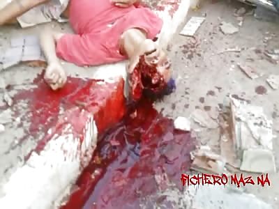 Thief died in a shot in the face