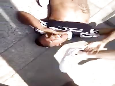 Thief beaten by victims