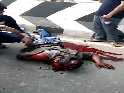 Accident at Tolichowki flyover