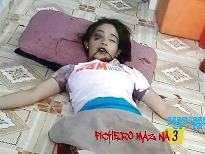 Girl was killed with huge knife