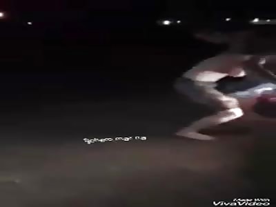 FIGHT FOR LOVE: men fight