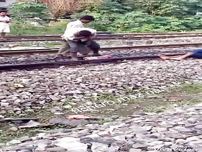 PARTY IN TWO: man is found split in two on the roads in apparent suicide