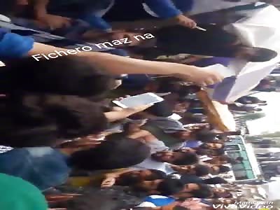 Spaniards hitting Spaniards