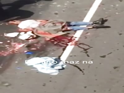 trying to pick up crushed man