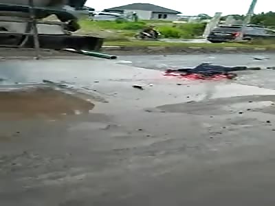 ACCIDENT OF MOTORCYCLIST
