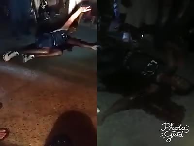 THE MAN SUFFERS ON THE STREET