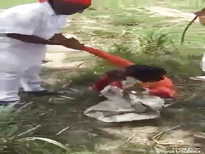 WOMEN PUNISHED TO BLOWS